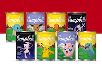 Cartoon-Themed Condensed Canned Soups