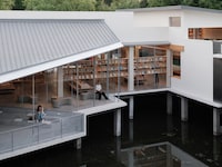 Floating Wetland Bookstore Image 2