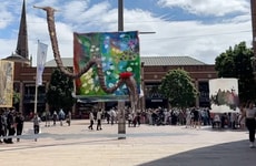 Boundary-Pushing AR Outdoor Exhibitions