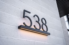 Illuminated Address Displays