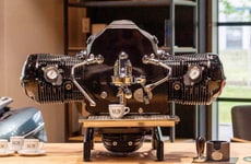 Motorcycle-Made Espresso Machines