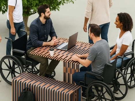 Accessible Urban Furniture Designs