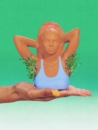 Playful Body Hair Planters Image 3