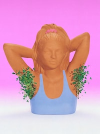 Playful Body Hair Planters Image 4