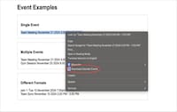 Automated Event Schedulers