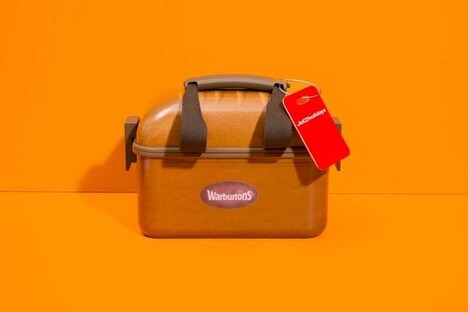 Branded Bread-Inspired Luggage