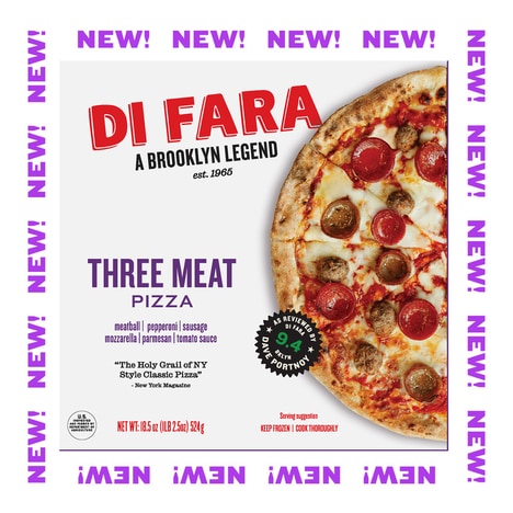 Artisanal Triple-Meat Frozen Pizzas