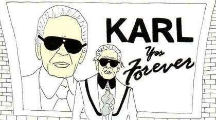 Cartooned Fashion Designers