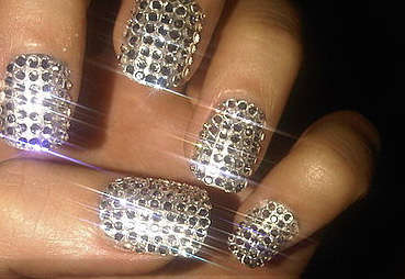 Disco Ball Nails