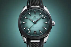 Darkly Oceanic Timepiece Models : OMEGA Seamaster Aqua Terra 150M Turquoise
