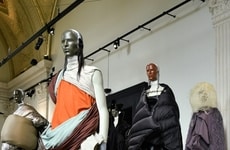 Avant-Garde Haute-Couture Fashion Exhibits
