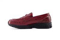 Croc Leather Sneaker-Loafers Image 3