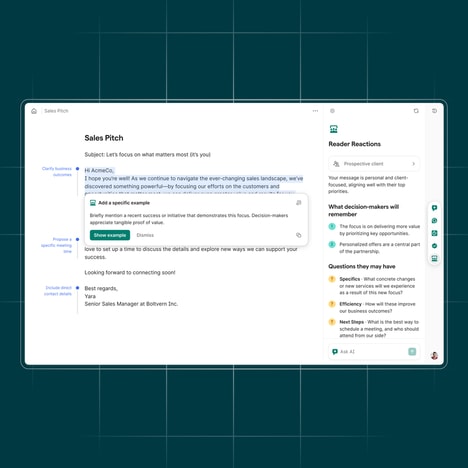 Reader-Focused Writing Tools