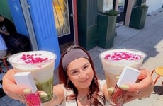 Glittery Vanilla Beverages