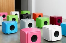 Colorful Cubist Audio Designs