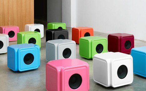 Colorful Cubist Audio Designs