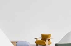 Pillowy Wood Seating Designs