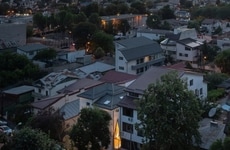 Building-Nestled Compact Cafes