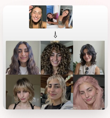 Virtual Hairstyle Previews