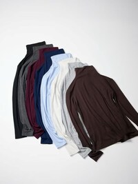 Moisture-Absorbing Cashmere Turtlenecks Image 1