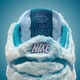 Fuzzy Blue Sneakers Image 3