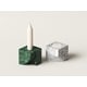 Stone Cube Candle Holders Image 2