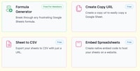 Online Sheet Tools Image 1