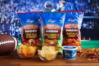 Football-Themed Snack Chips Image 1