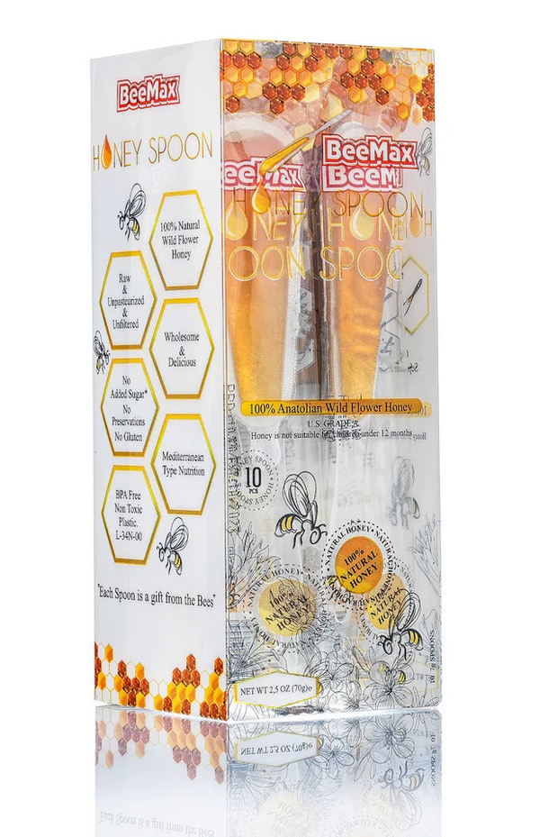Wildflower Honey-Holding Spoons
