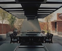 Minimalist Warehouse Dining Image 2