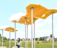 Algae Resin Pavilion Forms Image 1