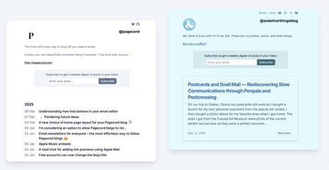 Minimalist Blogging Platforms