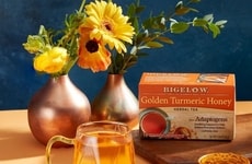 Adaptogen-Enhanced Golden Teas