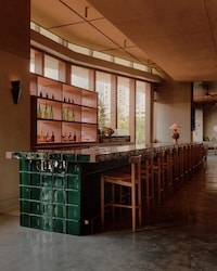 Tropical Brutalist Dining Image 3