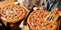 Hearty Fried Chicken Pizzas Image 1