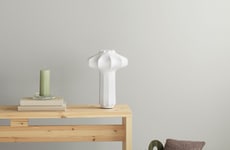 Silkworm-Inspired Lamps