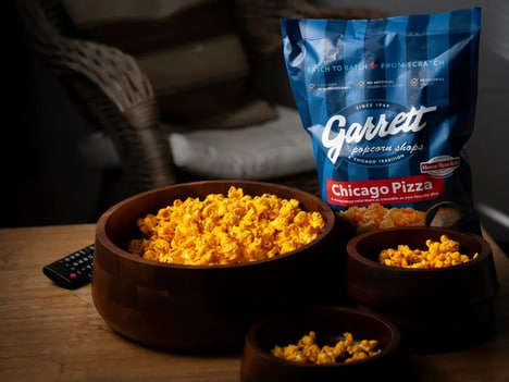 Pizza-Flavored Popcorn Snacks