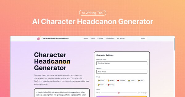 AI Character Generators