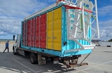 Beach-Themed Mobile Tourist Centers