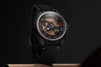Shimmering Rotating Art Timepieces Image 1