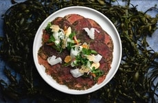 Seaweed-Enriched Beef Carpaccio