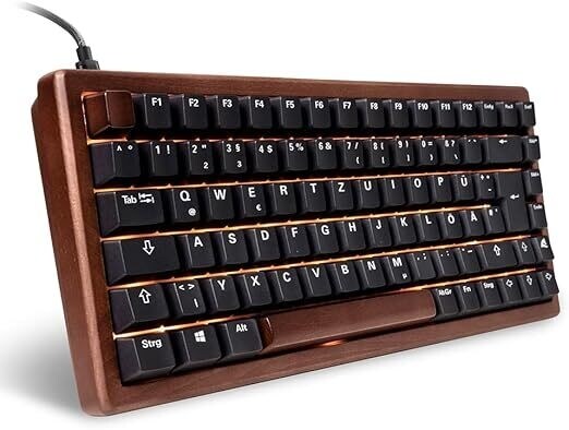Wooden-Frame Swappable Keyboards
