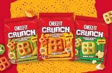 3D-Shaped Cheese Cracker Snacks