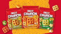 3D-Shaped Cheese Cracker Snacks Image 1