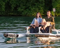 Pedal-Assist Electric Water Bikes Image 2