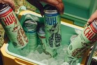 Canned Matcha Lattes