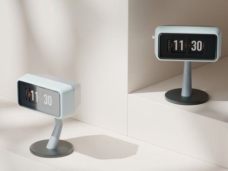 Retro Pastel Flip Clocks