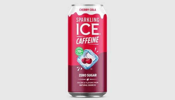 Nostalgic Caffeinated Sparkling Waters : Sparkling Ice Caffeine Cherry Cola