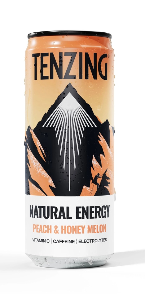 Peachy Plant-Based Energy Drinks