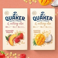 Fruity Minimal Ingredient Oatmeals